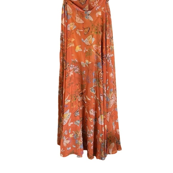 My Beachy Side Begonia Cut Out Max Dress Size Medium - Picture 12 of 14